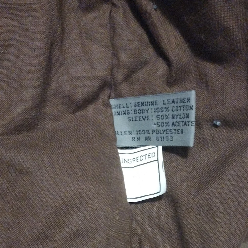 vintage U2 Wear Me Out leather bomber flight jacket. - Picture 5 of 16